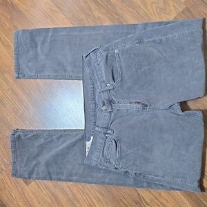 Marine Layer Gray Corduroy Pants